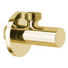Rohový ventil s rozetou, guľatý, 1/2&quot; x 3/8&quot;, zlato SL017
