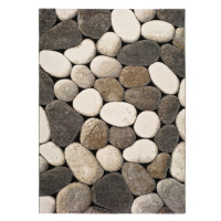 Sivý koberec Universal Pebble, 60 × 120 cm