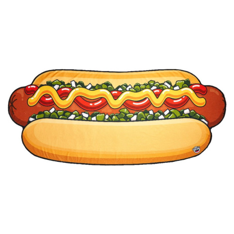Plážová deka v tvare hot dogu Big Mouth Inc., 215,9 x 95,5 cm