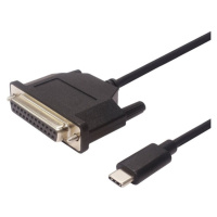 PremiumCord prevodník USB-C 3.1 na paralelný port Canon 25 pin