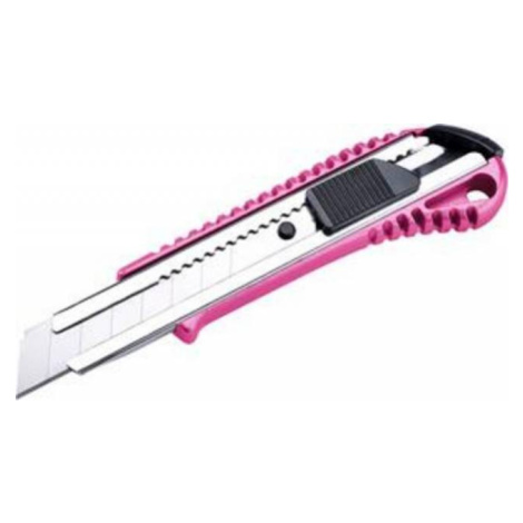 EXTOL LADY Nôž univerzálny lamovaci, 18mm, ružová metalická farba, kovový EX80059