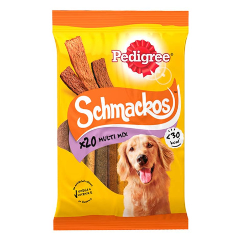 Pedigree Schmackos Multi Mix - 20plátkov/144g