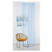 Modrá záclona 140x245 cm Voile - Mendola Fabrics