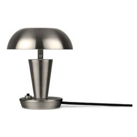 Ferm LIVING Stolná lampa Tiny, nikel, 14 cm, železo, naklápacia