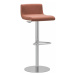 RIM - Barová stolička SITTY s čalúneným sedadlom a opierkou a centrálnou podnožou