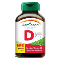 Jamieson Vitamín D3 1000 IU 240 tabliet