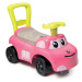Smoby odrážadlo a chodítko Auto Pink Ride on s opierkou a úložným priestorom ružové 720524