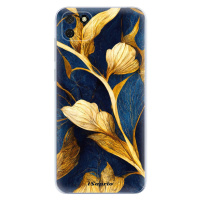 Odolné silikónové puzdro iSaprio - Gold Leaves - Huawei Y5p