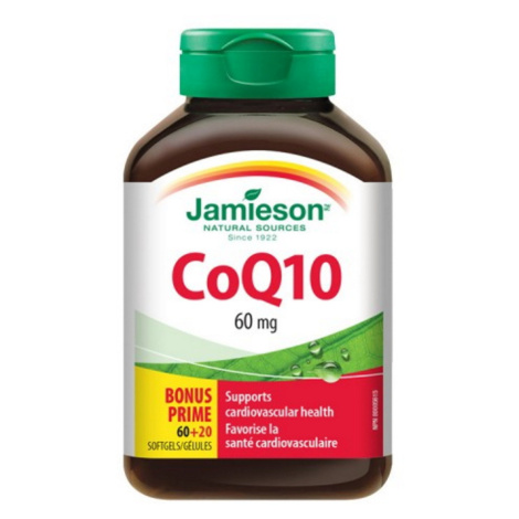 JAMIESON Koenzým Q10 60 mg 80 kapsúl