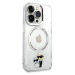 Karl Lagerfeld IML Karl and Choupette NFT MagSafe Zadný Kryt pre iPhone 15 Pro Max Transparent