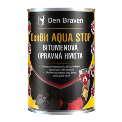 DENBIT AQUA STOP - Strešný bitúmenový tmel cierna 3 kg