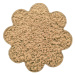 Kusový koberec Color shaggy béžový kytka - 120x120 kytka cm Vopi koberce