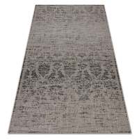 rugsX KOBEREC SIZAL FLOORLUX 20211 strieborná / čierna 140/200 cm