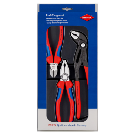 KNIPEX Kliešte 'Bestseller'- sada 3 kusy 002009V01