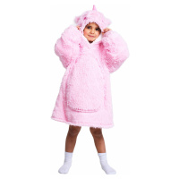 Cozy Noxxiez CH305 Jednorožec - hrejivá televízna mikinová deka s kapucňou pre deti 3-6 r