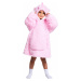 Cozy Noxxiez CH305 Jednorožec - hrejivá televízna mikinová deka s kapucňou pre deti 3-6 r