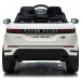 Elektrické autíčko Range Rover EVOQUE, Jednomiestne, biele, Kožené sedadlá, MP3