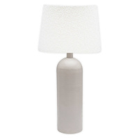 PR Home Riley stolová lampa, biela/béžová, 54 cm