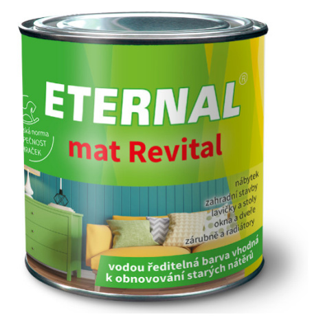 ETERNAL MAT REVITAL - Vodouriediteľná farba pre obnovovovacie nátery RAL 5015 - nebeská modrá 0,