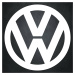 Drevený obraz - Znak loga Volkswagen
