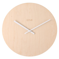 IZARI brezové hodiny 34 cm - biele ručičky