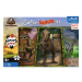 Trefl Puzzle Super Shape XL Jurský svet 104 ks. Farebné dinosaury