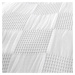Biele obliečky na jednolôžko 135x200 cm Waffle Checkerboard – Catherine Lansfield
