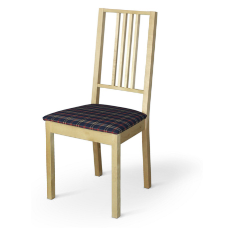 Dekoria Poťah na stoličku Börje, modro - červené káro, poťah na stoličku Börje, Quadro, 142-68