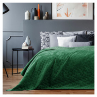 AmeliaHome Prehoz na posteľ Laila zelená, 220 x 240 cm