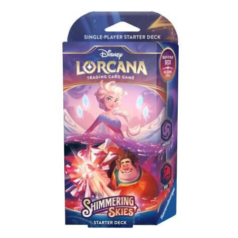 Ravensburger Disney Lorcana TCG: Shimmering Skies - Starter Deck - Amethyst a Ruby