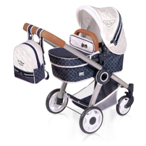 Detský kočík DeCuevas 80537 skladací pre bábiky 3 v 1 s batôžkom TOP Collection 2020 - 70 cm