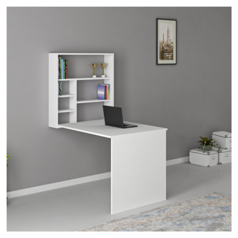 Skladací písací stôl SEDIR biely Kalune Design