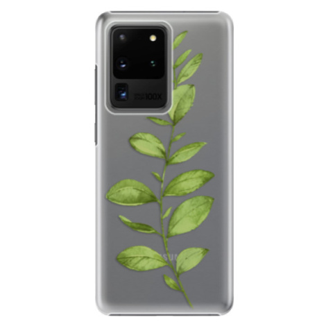 Plastové puzdro iSaprio - Green Plant 01 - Samsung Galaxy S20 Ultra