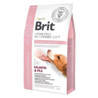 Brit Veterinary Diets GF dog Hypoallergenic granule pre psy 2kg