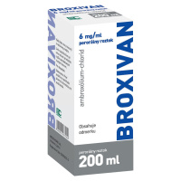 BROXIVAN 6 mg/ml perorálny roztok 200 ml