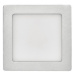 Mini LED panel 170x170, štvorcový prisadený strieb., 12W, 4500K (EMOS)