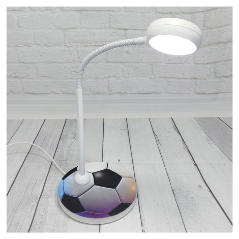 Stolová lampa Futbal s ohybným ramenom