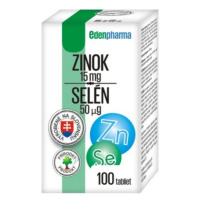 EDENPHARMA Zinok + Selén tablety 100 ks