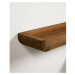 Police z teakového dreva v prírodnej farbe v súprave 2 ks 50 cm Shamel – Kave Home