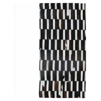 KONDELA Typ 6 kožený koberec 69x140 cm vzor patchwork
