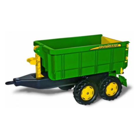 Rollytoys Vlečka za traktor John Deere vyklápacia zelená