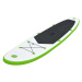 vidaXL Nafukovací Stand up paddleboard, zeleno biely