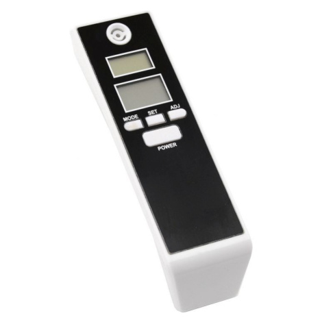 Digitálny dychový alkohol tester - čierny/biely Compass