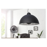 LuxD 17825 Lampa Atelier čierno-strieborná závesné svietidlo