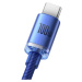 Baseus CAJY000503 Crystal Shine Series Dátový Kábel USB - USB-C 100W 2m Blue