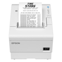 EPSON pokl. TM-T88VII, biela, USB+serial+Ethernet