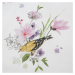 Biele/ružové obliečky na dvojlôžko 200x200 cm Songbird – Catherine Lansfield