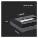 Schodiskové LED svietidlo štvorcové 2W, 4000K, 60lm, čierne VT-1152 (V-TAC)
