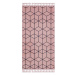 Ružový umývateľný koberec behúň 300x80 cm - Vitaus
