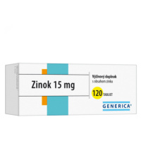 GENERICA Zinok 15 mg 120 tabliet
